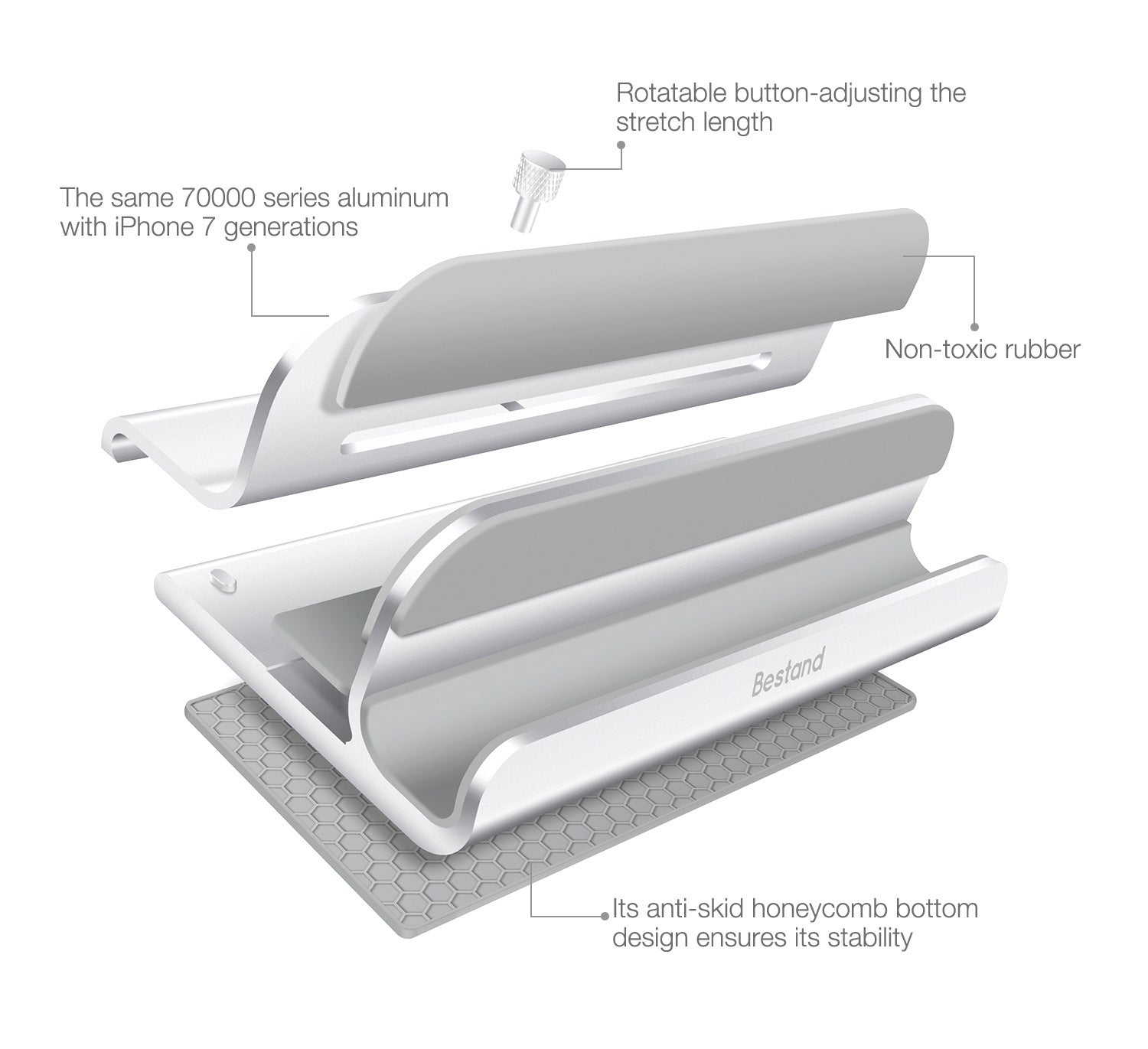 Tablet alloy bracket
