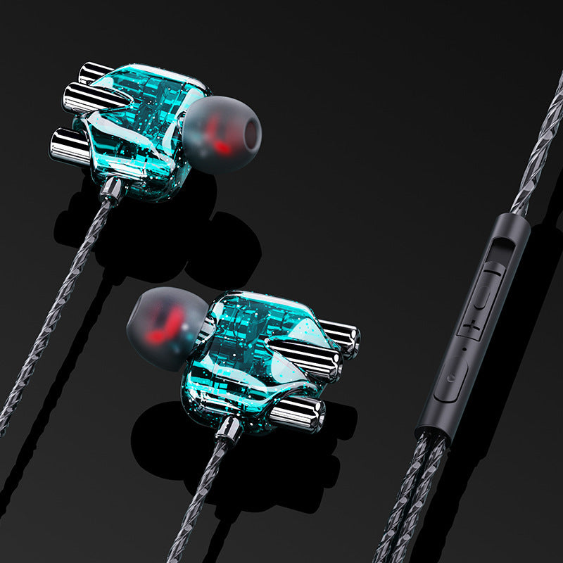 Transparent in-ear headphones